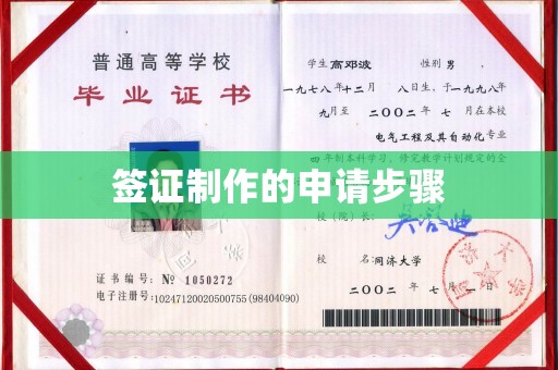 唐河签证制作的申请步骤
